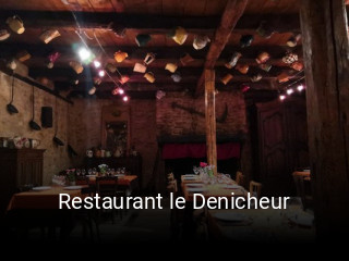 Restaurant le Denicheur réservation en ligne