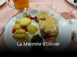La Marmite d'Olivier réservation de table