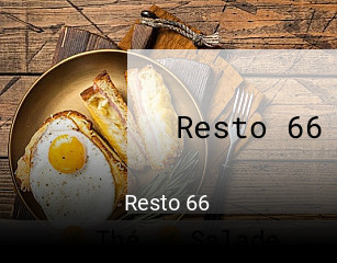 Resto 66 réservation