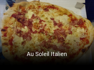Au Soleil Italien réservation en ligne