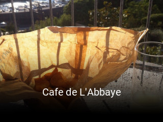 Cafe de L'Abbaye réservation en ligne