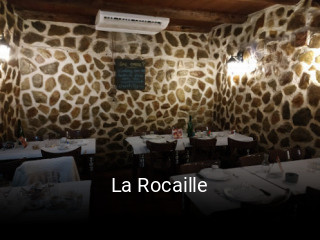 La Rocaille réservation de table