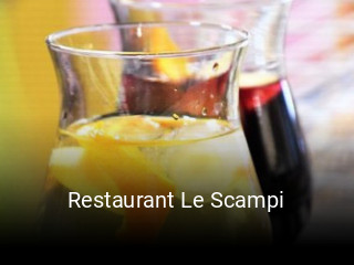 Restaurant Le Scampi réservation de table
