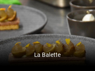 Réserver une table chez La Balette maintenant