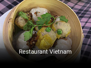 Restaurant Vietnam réservation de table