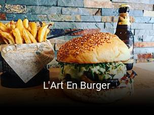 Réserver une table chez L'Art En Burger maintenant