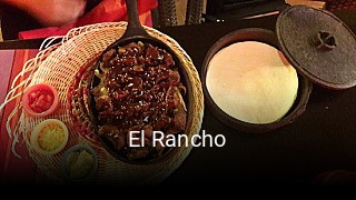 El Rancho réservation de table