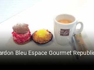 Chardon Bleu Espace Gourmet Republique réservation