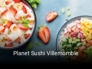 Planet Sushi Villemomble réservation de table