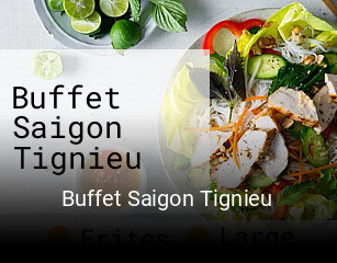 Buffet Saigon Tignieu réservation de table
