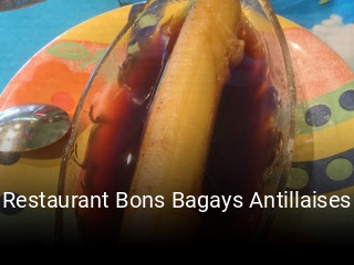 Restaurant Bons Bagays Antillaises réservation