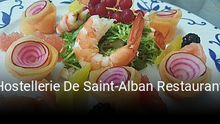 Hostellerie De Saint-Alban Restaurant réservation en ligne
