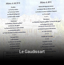 Le Gaudissart réservation