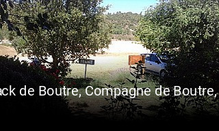 Snack de Boutre, Compagne de Boutre, Coralie Courrias réservation en ligne