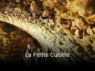 La Petite Culotte réservation de table