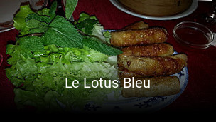 Le Lotus Bleu réservation de table
