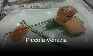 Piccola Venezia réservation en ligne