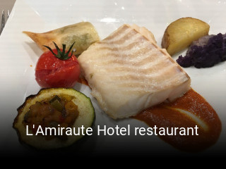 L'Amiraute Hotel restaurant réservation de table
