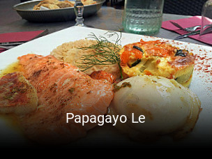 Papagayo Le réservation de table