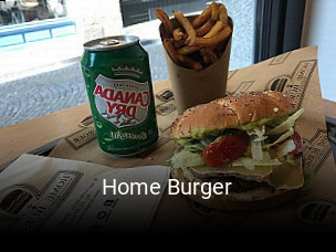 Home Burger réservation en ligne