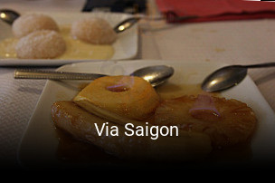 Via Saigon réservation de table