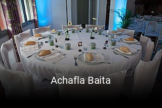 Achafla Baita réservation de table