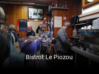Bistrot Le Piozou réservation de table