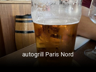 autogrill Paris Nord réservation