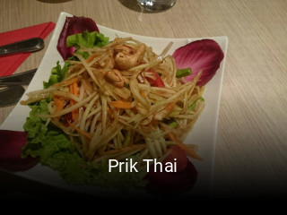 Prik Thai réservation de table