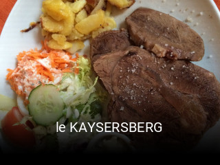 le KAYSERSBERG réservation de table