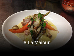 A La Maioun réservation de table