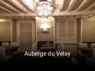 Auberge du Velay réservation de table