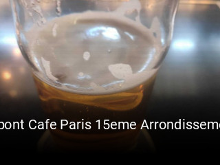Dupont Cafe Paris 15eme Arrondissement réservation de table