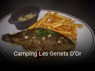 Camping Les Genets D’Or réservation de table