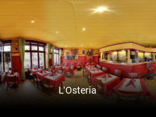 L'Osteria réservation en ligne