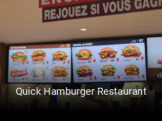Quick Hamburger Restaurant réservation en ligne