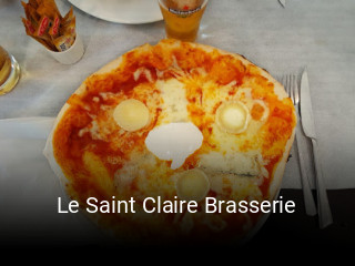 Le Saint Claire Brasserie réservation de table