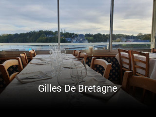 Gilles De Bretagne réservation de table