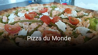 Réserver une table chez Pizza du Monde maintenant