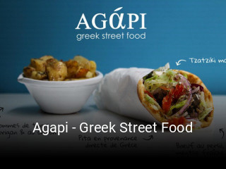 Agapi - Greek Street Food réservation de table