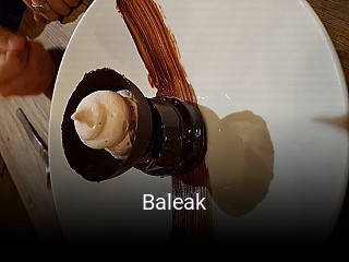 Réserver une table chez Baleak maintenant