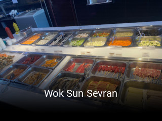 Wok Sun Sevran réservation de table