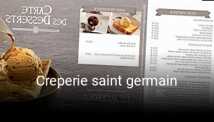 Creperie saint germain réservation