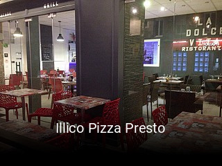 Illico Pizza Presto réservation en ligne