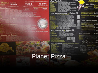 Planet Pizza réservation en ligne
