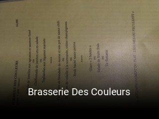 Brasserie Des Couleurs réservation en ligne