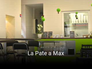 La Pate a Max réservation de table