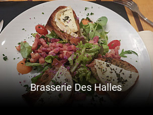 Brasserie Des Halles réservation