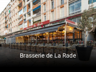 Brasserie de La Rade réservation de table