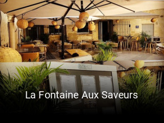 La Fontaine Aux Saveurs réservation de table